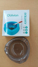 Oblivion Transparent White Ashtray with Cigarette Holder Grooves – Modern Smoke Disposal Tray (1 Pc) - dailyneed.life