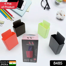 Multipurpose Plastic Wall Mounted Remote & Mobile Holder Stand – (Pack of 4) - dailyneed.life