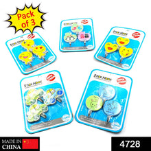 Plastic Self-Adhesive Kitchen 3Pc Hooks - dailyneed.life