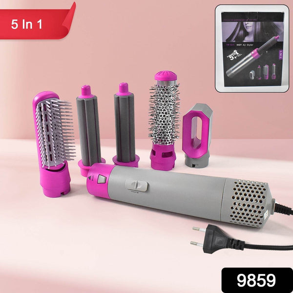 5 In 1 Hair Dryer Brush, Multifunctional Hot Air Styler Hair Tools - dailyneed.life
