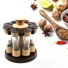 Revolving Spice Rack, 8 Spice jars with 120 ml, Condiment Set - dailyneed.life