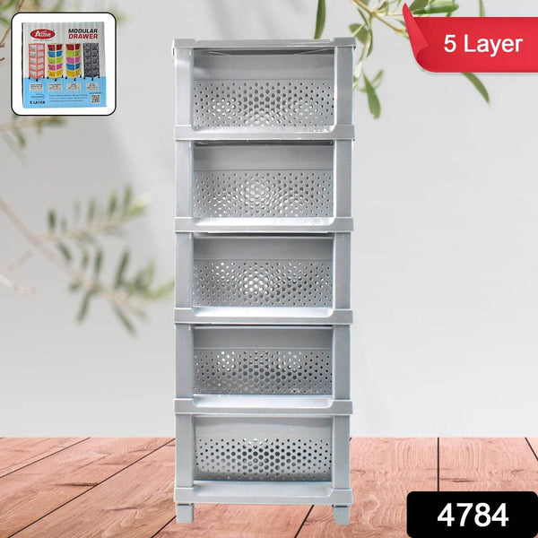 Multi-Purpose Anti-Slip 5 Layer Modular Drawer Storage System - dailyneed.life