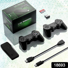 Wireless Controller Gamepad with 10,000+ Games, 4k Ultra HD Game Sticks Output, and 2.4GHz Wireless Controller Video Games with 64gb Memory Card (1 Set) - dailyneed.life