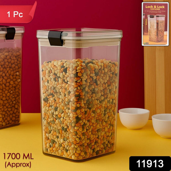 1700 ML Airtight Lock & Lock Plastic Storage Container (1 Pc) - dailyneed.life