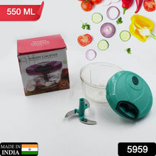 Handy Mini Plastic Vegetable Chopper Cutter, Onion Chopper Vegetables for Kitchen Accessories with 3 Blades - dailyneed.life
