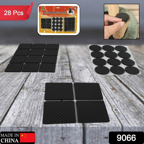 28 pc Rubber furniture Pads Self Sticking Non Slip Furniture Noise Insulation Pads - dailyneed.life