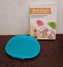 Dog Bath Brush Dog Grooming Brush, Pet Shampoo Bath Brush Soothing Massage Rubber Comb with Adjustable Ring Handle for Long Short Haired Dogs (1 Pc) - dailyneed.life