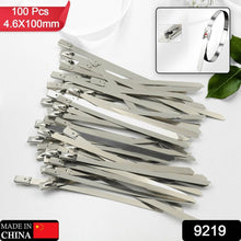 Stainless Steel Cable Ties for Solar & Home Use (100 Pc, 4.6x100mm) - dailyneed.life