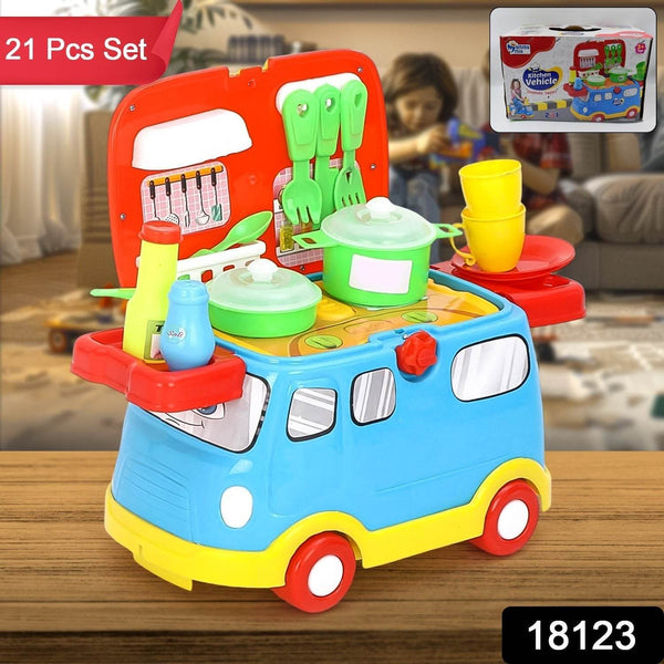 Kitchen Vehicle Set Toy for Kids Big Cooking (21 Pcs Set) - dailyneed.life