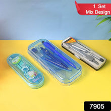 Geometry Compass Box Set for Students (1 Set Mix Design ) - dailyneed.life