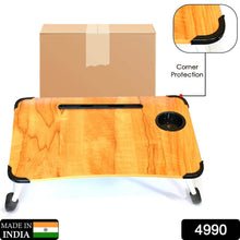 Laptop Table Foldable Portable Notebook Bed Lap Desk Tray Stand Reading Holder with Coffee Cup Slot for Breakfast, Reading & Movie Watching. - dailyneed.life