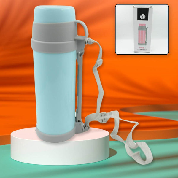 Stainless Steel Vacuum Insulated Thermos - 1200ml Double-Wall Travel Bottle for Hot & Cold Beverages - dailyneed.life