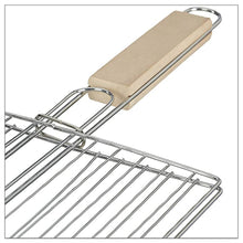 Kitchen Square Roaster Grill Barbecue Grill with Wooden Handle - dailyneed.life