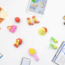 Fancy & Stylish Mini Erasers for Kids (9 Pc Set) - Fun Designs, Party Favors - dailyneed.life