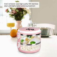Customized Multi Layer Stainless Steel Hot Lunch Box (2 Layer) - dailyneed.life