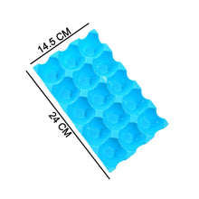 15 Cavity Plastic Egg Tray Egg Trays for Storage with 15 Eggs Holder (4 Pc Set) - dailyneed.life