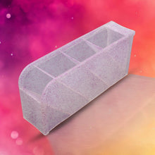 Plastic 4 Compartment Office Desktop Storage Box, Pen Pencil Stand/Holder Stationary Organizer, Plastic Desktop Stationary Organizer For School - dailyneed.life