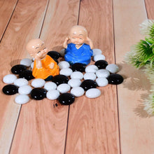 Glass Gem Stone, Flat Round Marbles Pebbles for Vase Fillers, Attractive pebbles for Aquarium Fish Tank. - dailyneed.life