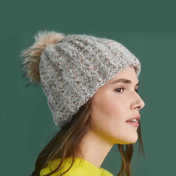 Mix Design Winter cap for Women Warm Thick Cotton Lining Skull Cap Warm Cap Outdoor Sports Hat for Ladies - dailyneed.life