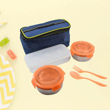 AIRTIGHT & LEAK PROOF STAINLESS STEEL CONTAINER MULTI COMPARTMENT LUNCH BOX CARRY TO ALL TYPE LUNCH IN LUNCH BOX & PREMIUM QUALITY LUNCH BOX IDEAL FOR OFFICE , SCHOOL KIDS & TRAVELLING IDEAL (3 Different Lunch Box) - dailyneed.life