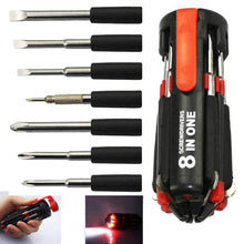 8 in 1 Multi-Function Screwdriver Kit with LED Portable Torch - dailyneed.life