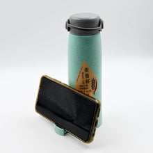 Creative Wheat Glass Water Bottle with Phone Holder (380ml, 80 Pc MOQ) - dailyneed.life