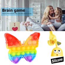 Fidget Toy Push Bubble Fidget Sensory Toy for Kids and Adults Fidget per Stress Reliever Sensory Fidget pers (Butterfly & Car Shape / 1 Pc) - dailyneed.life