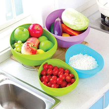 Kitchen Plastic big Rice Bowl Strainer Perfect Size for Storing and Straining - dailyneed.life
