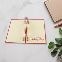 Unique 3D -Up Wishing Card (Wedding): 1 Pc - dailyneed.life
