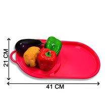 Plastic Kitchen Chopping Board with Tray – Convenient for Food Prep and Storage - dailyneed.life