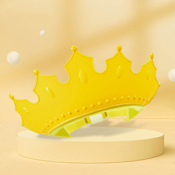 Crown Baby Shower Cap Adjustable Crown Baby Child Protection, Eye Protection, Ear Protection, Adjustable Swim Cap, Waterproof and Adjustable for Kids and Babies - dailyneed.life