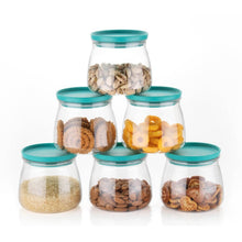 Matka Shaped Jar with Air Tight & Leak Proof Lid (Multicolour) (Set of 6) (900Ml) - dailyneed.life