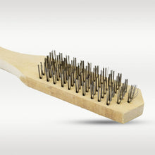 Wooden Handle Steel Wire Brush (1 Pc) - dailyneed.life