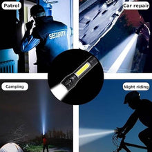 LED USB Rechargeable Mini Flashlight – Ultra-Bright Zoom & COB Side Lantern, Tactical Emergency Light - dailyneed.life