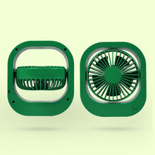 Portable USB Fan - Rechargeable, 2-Speed 180° Rotating Quiet Personal Fan for Travel, Car, and Outdoors (Battery Not Included) - dailyneed.life
