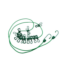 Elastic Cloth Drying Rope with 12 Metal Clip Portable Clothes line For Home & Travel - dailyneed.life