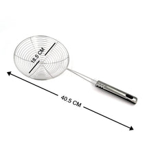 Large Oil Strainer To Get Perfect Fried Food Stuffs Easily Without Any Problem And Damage. - dailyneed.life