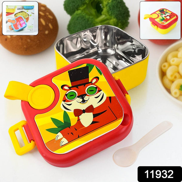 Ganesh Tangy Kids Stainless Steel Lunch Box - dailyneed.life