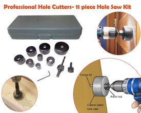 Wood Hole Saw Cutting Set (11 pcs, 19-64mm, Multicolour) - dailyneed.life