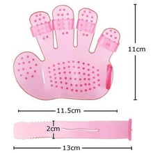 Rubber Pet Cleaning Massaging Grooming Glove Brush - dailyneed.life