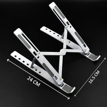 Adjustable Ergonomic Foldable Portable, Holder Riser Tablet Stand Plastic (Use In 14 inch Laptop) - dailyneed.life