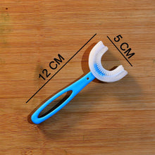 U-Shaped Toothbrush for Kids Manual Whitening Toothbrush Silicone Brush Head for Kids Children Infant Toothbrush For 2-6 Years - dailyneed.life