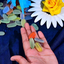 Glass Gem Stone, Flat Round Marbles Pebbles for Vase Fillers, Attractive pebbles for Aquarium Fish Tank. - dailyneed.life