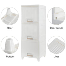 Multipurpose Storage Cabinet, Storage Solutions plastic drawers || Multi Layer Wardrobe Storage Drawers || Foldable Multipurpose Drawer Units For Kitchen, Bathroom, Bedroom, Cloth (3 Layer) - dailyneed.life