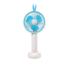 Mini Portable Hand Fan USB Rechargeable Fan With Led Light Fan for Indoor and Outdoor Use by Women and Men Table Standing Stand Included (Battery Not Include) - dailyneed.life