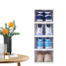 Stackable Multifunctional Storage, for Clothes Foldable Drawer Shelf Basket Utility Cart Rack Storage Organizer Cart for Kitchen, Pantry Closet, Bedroom, Bathroom, Laundry (4 Layer / 1 Pc) - dailyneed.life