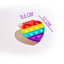 Heart pattern it Fidget Spiral Notebook Bubble Push Fidget Silicon Toy Book Stress Relief Anxiety School Stationery Notebook - dailyneed.life