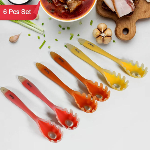 Silicone Kitchen Utensil Set - 6-Piece Heat-Resistant Non-Stick Cooking Spoons - dailyneed.life