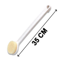Body Brush Long Handle Dry Brush Soft Bristle Bath Brush Back Scrub Exfoliating Massage. - dailyneed.life