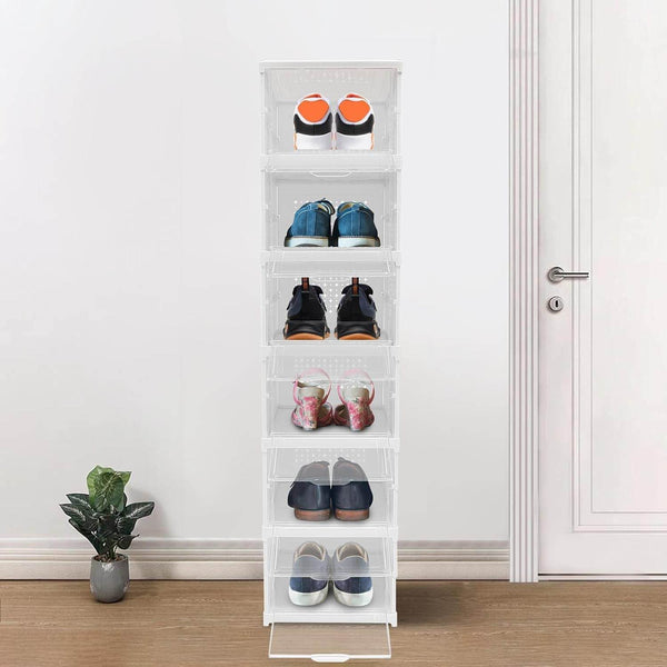 6-Layer Stackable Foldable Storage Organizer Cart for Clothes, Kitchen, Closet & Bathroom - dailyneed.life